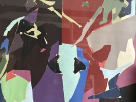 COGHUF (1905-1976) litho « Composition , Erdiges » 1970 Sign